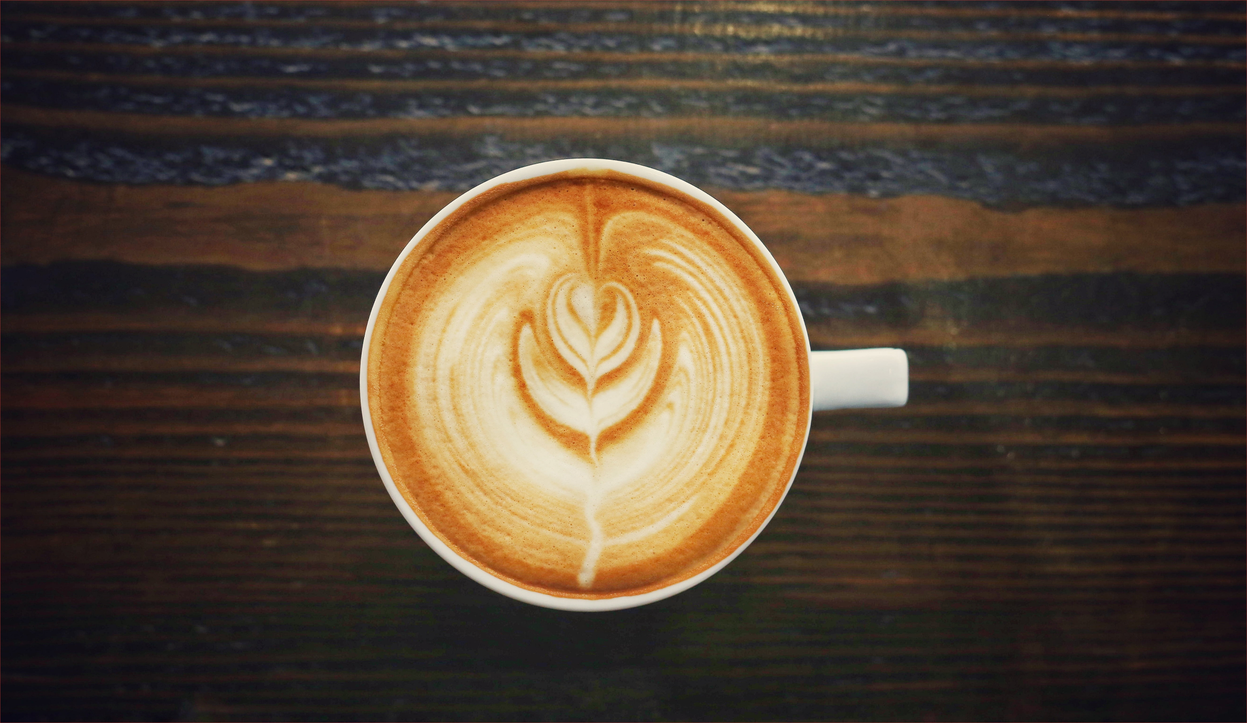 cup of coffee on a table